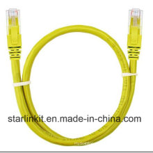 UTP Cat5e 1.5 FT (0.5 metros) Cable de remiendo Amarillo